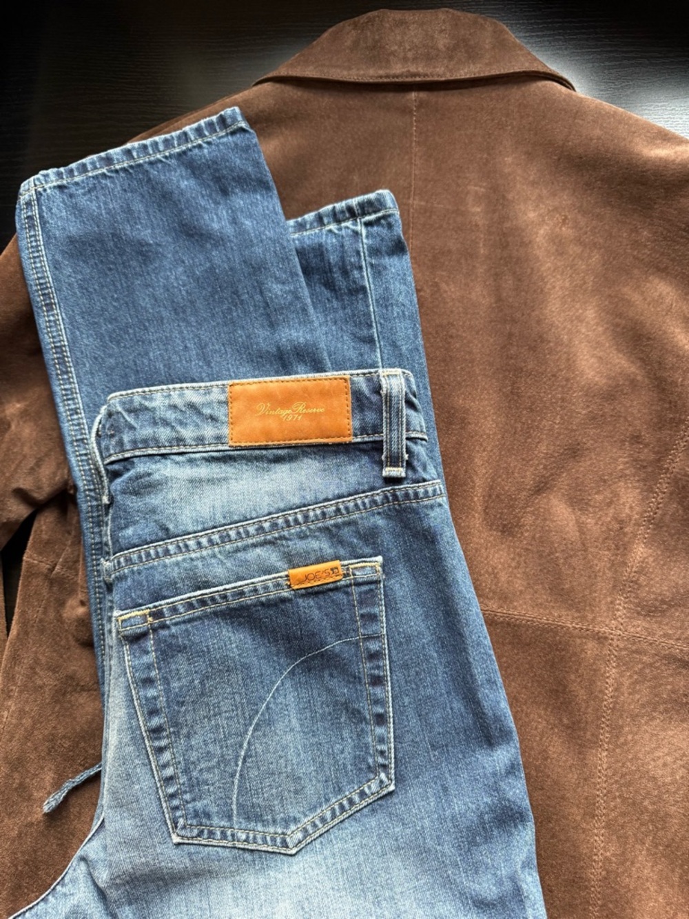 Joe’s Jeans Distressed Straight Leg Denim W29 Medium Wash Ripped Knee - Picture 7 of 7